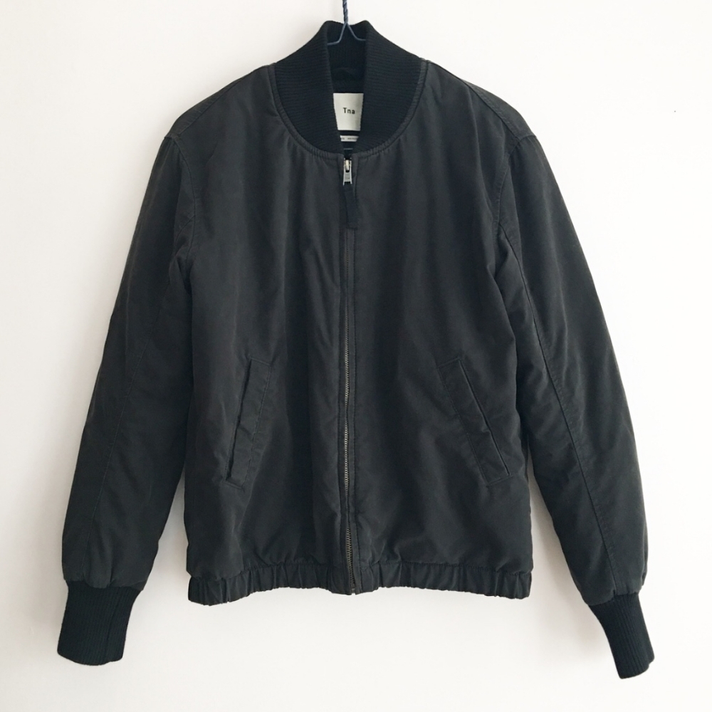 TNA Black Bomber Jacket